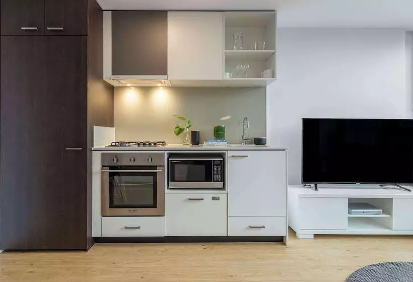 １ベッドルームアパートメント, Oaks Melbourne Southbank Suites