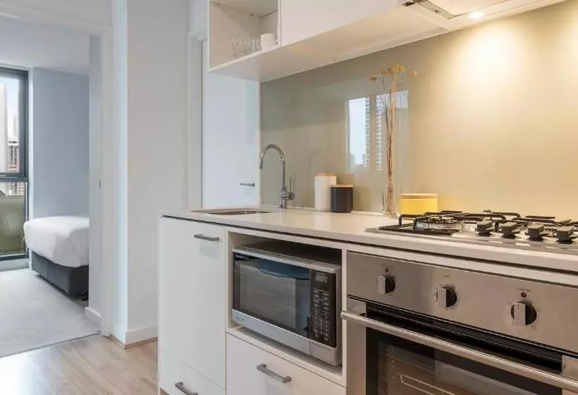 ２ベッドルームアパートメント, Oaks Melbourne Southbank Suites