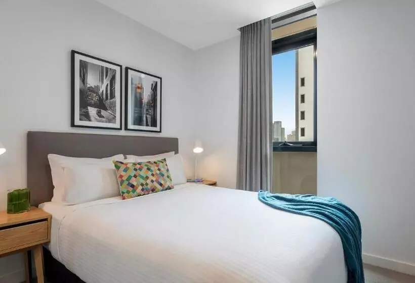 ２ベッドルームのエクゼクティブアパートメント, Oaks Melbourne Southbank Suites