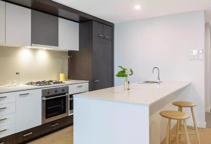 ２ベッドルームのエクゼクティブアパートメント, Oaks Melbourne Southbank Suites