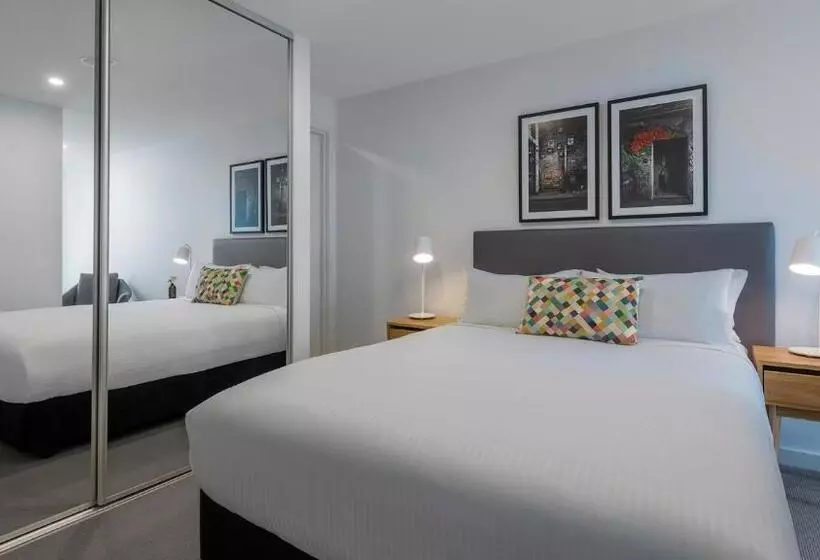 ２ベッドルームのエクゼクティブアパートメント, Oaks Melbourne Southbank Suites