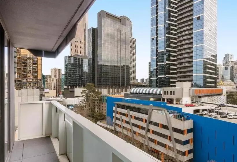 ２ベッドルームアパートメント, Oaks Melbourne Southbank Suites