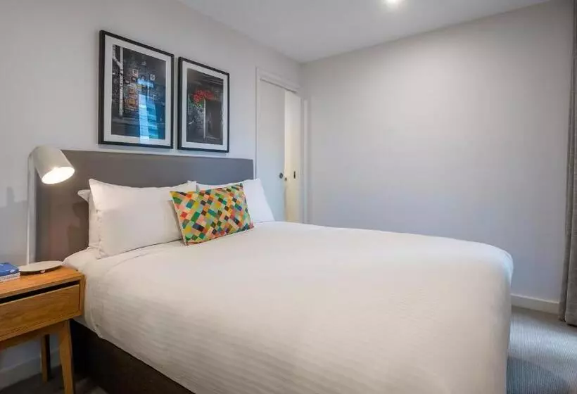 ２ベッドルームのスーペリアアパートメント, Oaks Melbourne Southbank Suites