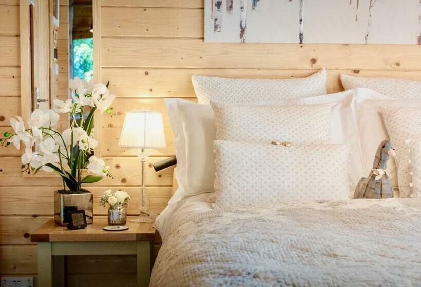 آپارتمان لوکس 1 خوابه, Duck Lodge B&b With Hot Tub