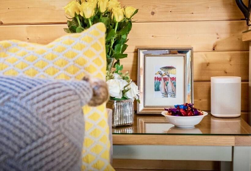 آپارتمان لوکس 1 خوابه, Duck Lodge B&b With Hot Tub