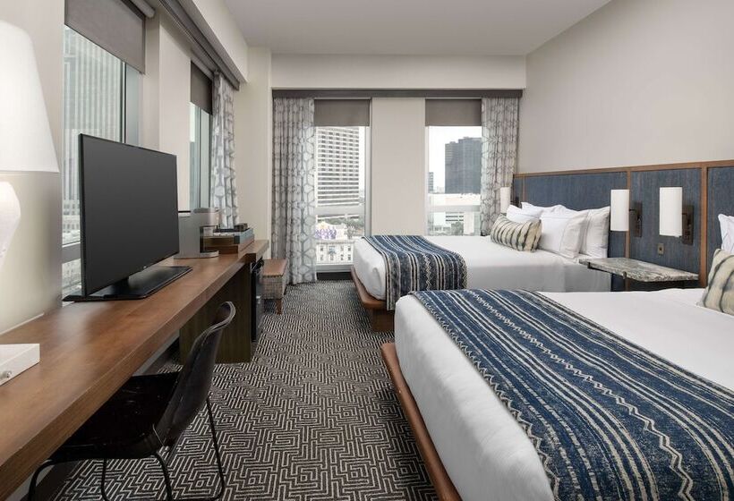 غرفه قياسيه سريرين مزدوجين, The Troubadour Hotel New Orleans
