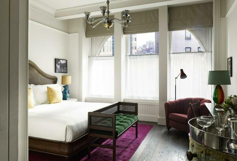 带大床的豪华间, The Beekman, A Thompson Hotel, By Hyatt