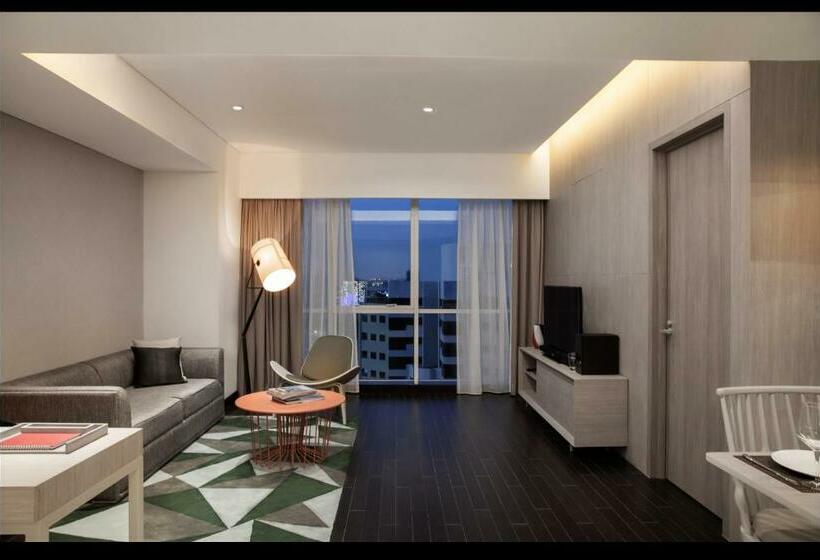 דירת אקזקיוטיב, חדר שינה 1, Fraser Place Setiabudi Jakarta