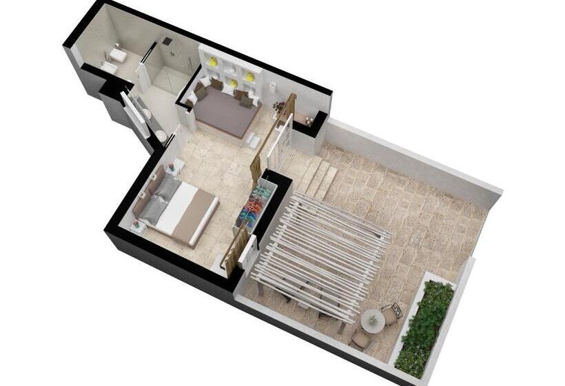 디럭스 전망 룸, Baglioni Masseria Muzza