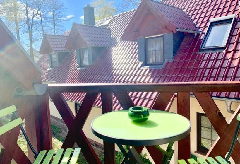 带1个卧室的带阳台的公寓, Krabatresidenz   Apartmenthaus