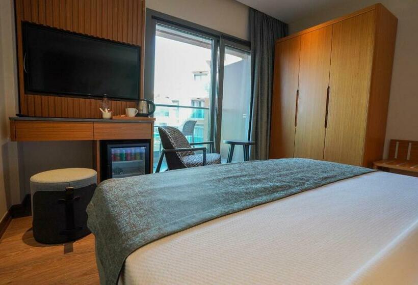 חדר סטנדרט עם מיטת קינג, Palm Hills Hotel Bodrum