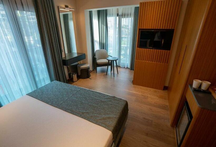 اتاق لوکس با چشم‌انداز دریا, Palm Hills Hotel Bodrum