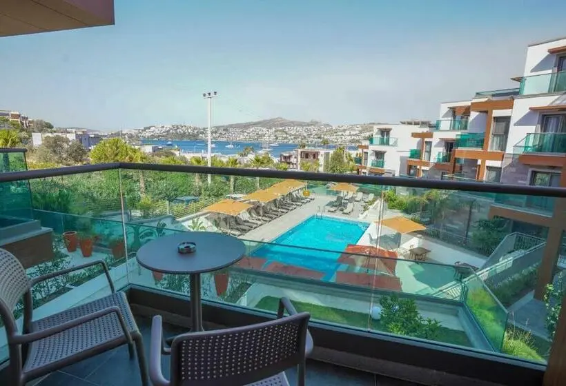 キングサイズベッドのスタンダードルーム, Palm Hills Hotel Bodrum