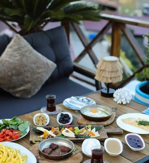 Yhden Hengen Huone Puutarhanäkymä, Mavi̇ At Hotel Blue Horse