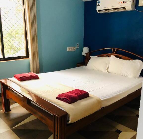 带阳台的豪华间, Silver Saands Beach Villa   Malpe Beach