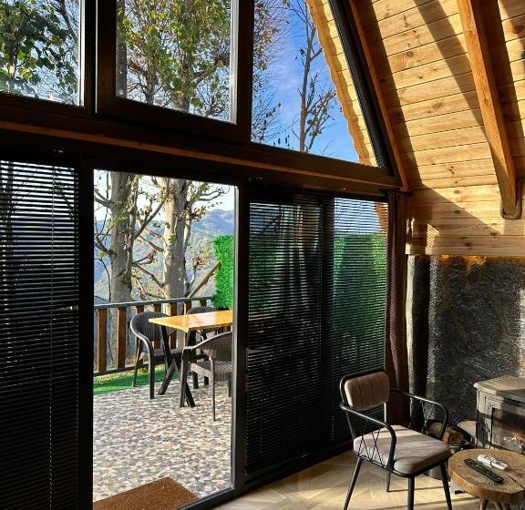 חדר דלוקס עם נוף להרים, Ri̇ze Sereni̇ty Bungalov