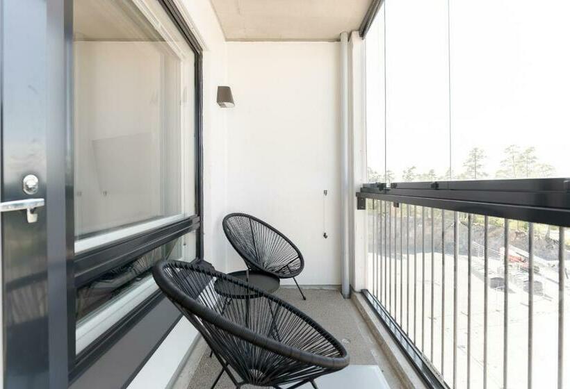 스탠다드 발코니 스튜디오, Serviced Apartments Pirkkala By Uhanda