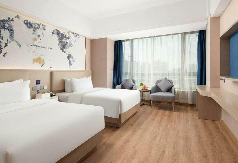 带城市景观的优质房间, Kyriad Hotel Guigang Wuyue Plaza Railway Station