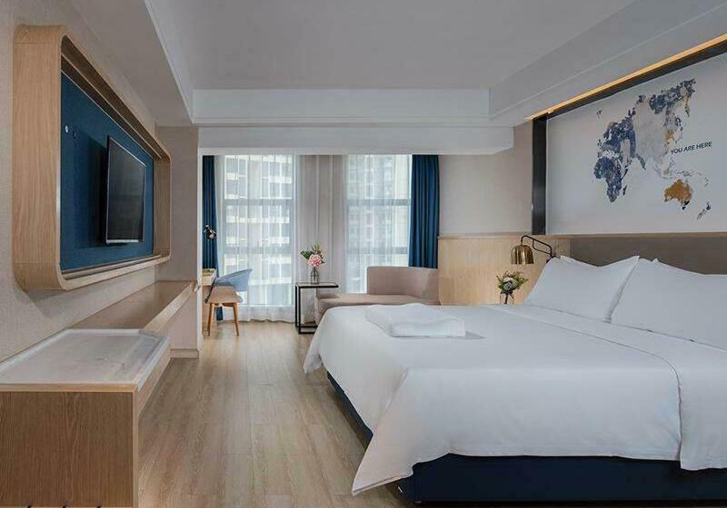 Standard-huone Kaupunkinäkymä, Kyriad Marvelous Hotel Huizhou South Station Danshui Yi Center