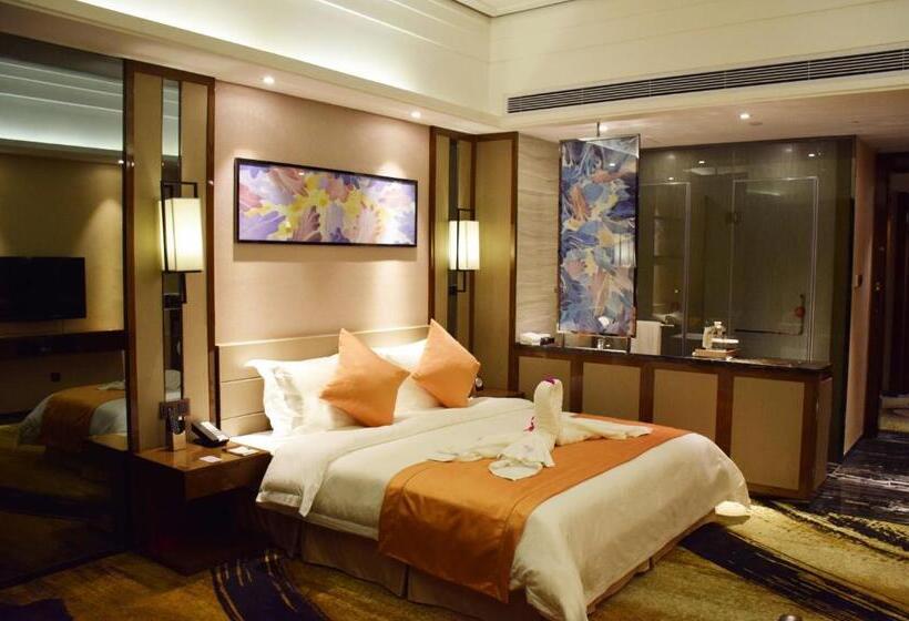 חדר דחוקס עם מיטת קינג, Ramada Foshan