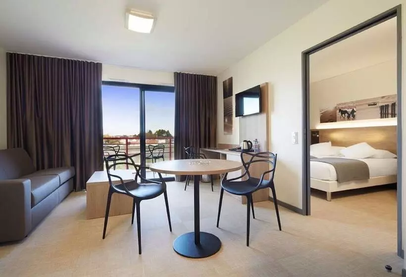 景色の見える一ベッドルームアパートメント, Kyriad Prestige Residence & Spa Cabourg Dives Sur Mer
