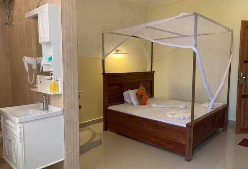 带双人床的经济房间, Mocco Beach Villa