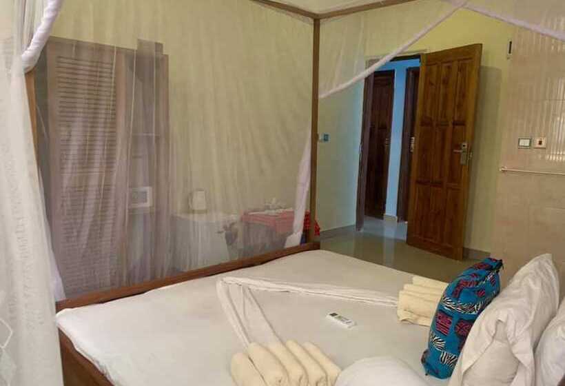 带双人床的经济房间, Mocco Beach Villa