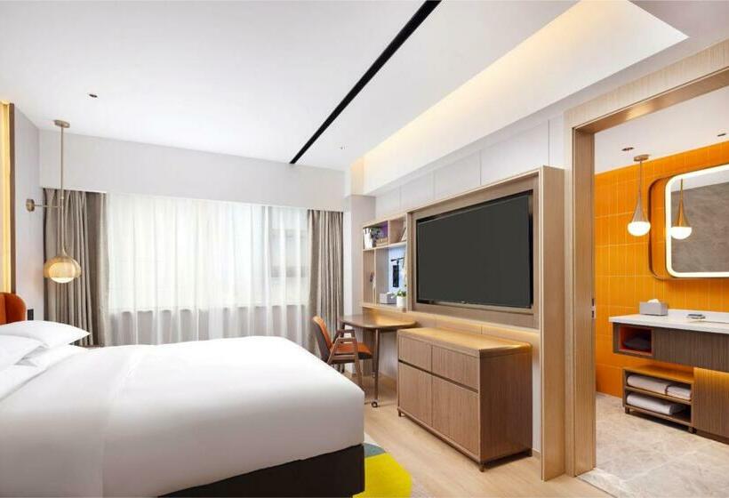 Deluxe Værelse King Size Seng, Home2 Suites By Hilton Chengdu Kuanzhai Alley