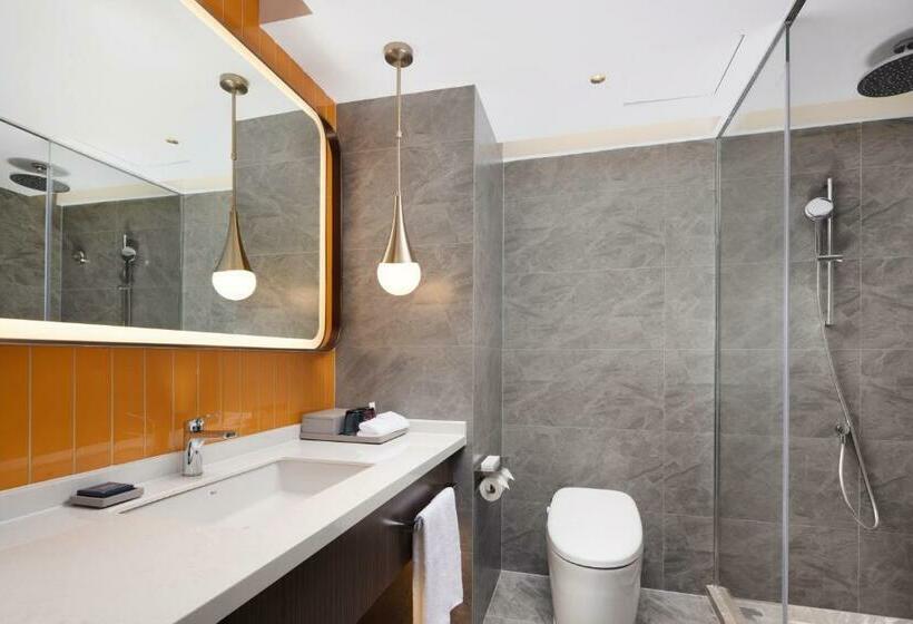 Deluxe Værelse King Size Seng, Home2 Suites By Hilton Chengdu Kuanzhai Alley