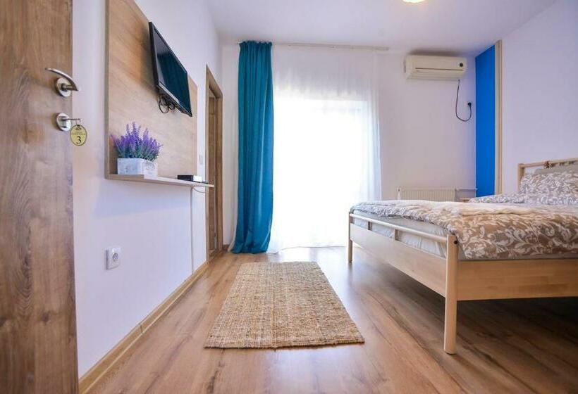 חדר סטנדרט עם מרפסת, Pensiunea Complex Castalia