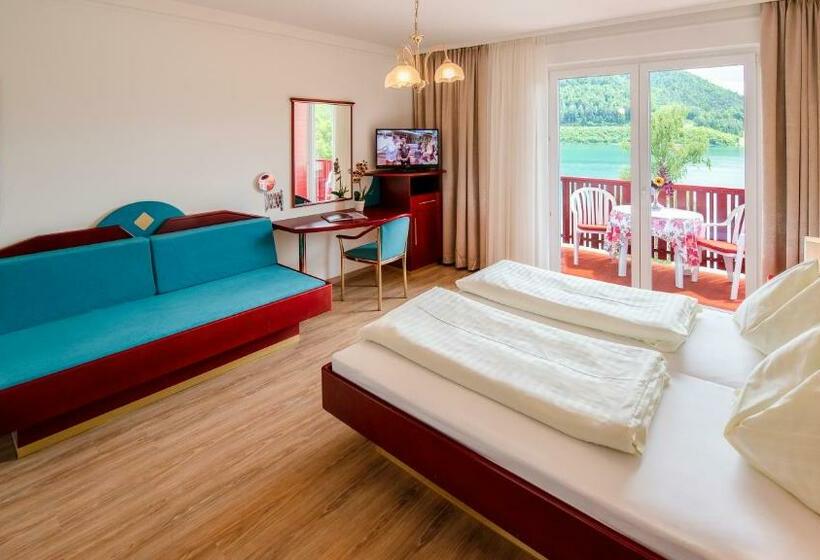 اتاق استاندارد با چشم‌انداز دریاچه, Strandhotel Orchidee