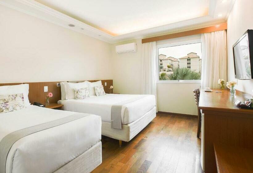 ダブルベッドのスタンダードシングルルーム, Vinhedo Plaza