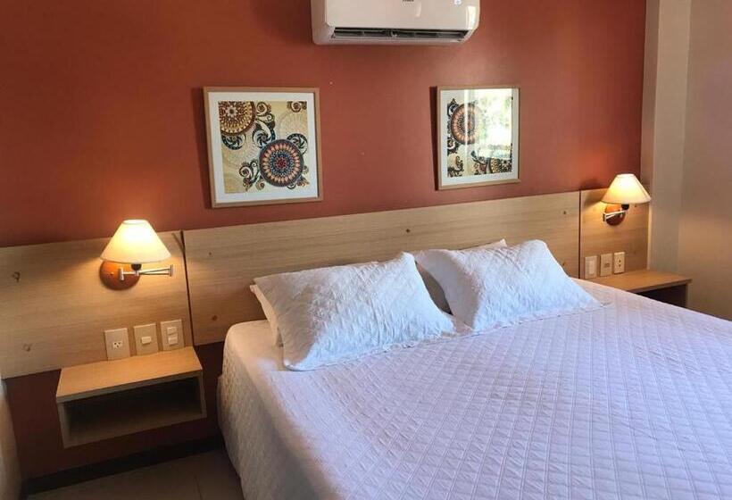 غرفة ديلوكس مزودة بشرفة, Manacá Apartamentos , Kariri Beach , Cumbuco