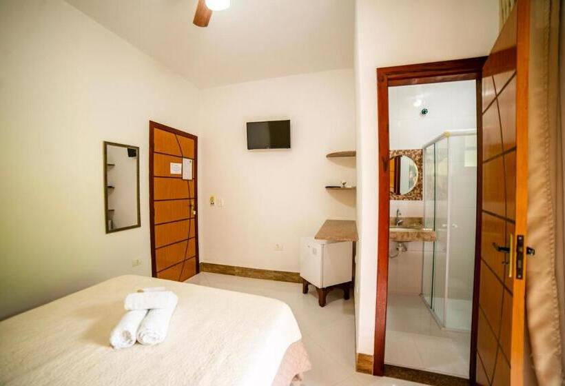 バルコニー付きデラックスルーム, Pousada Cantinho Do Sossego Paraty Tem Piscina Com Vista Pra Montanha, Salão De Jogos, Café Da Manhã