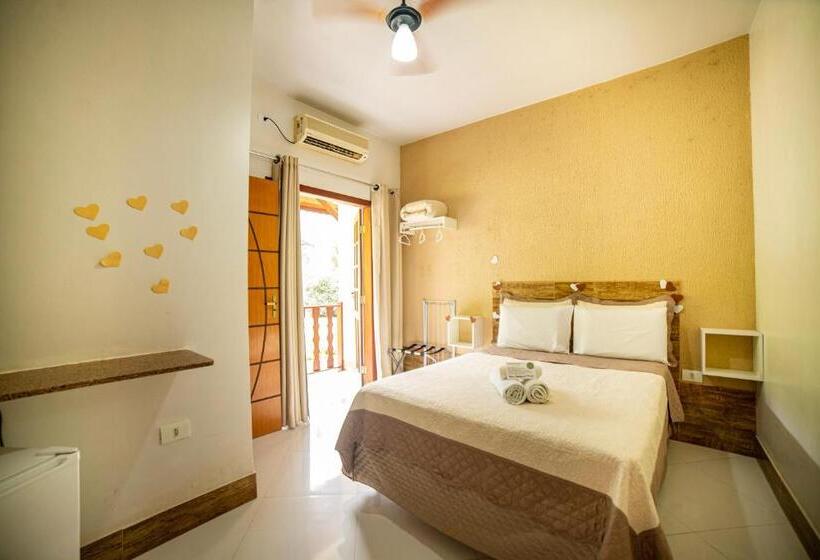 バルコニー付きデラックスルーム, Pousada Cantinho Do Sossego Paraty Tem Piscina Com Vista Pra Montanha, Salão De Jogos, Café Da Manhã