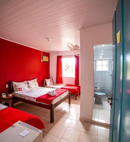 4인용 스탠다드 룸, Pousada Cantinho Do Sossego Paraty Tem Piscina Com Vista Pra Montanha, Salão De Jogos, Café Da Manhã