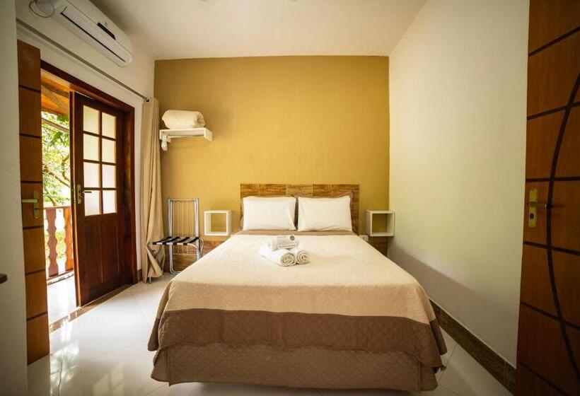 バルコニー付きデラックスルーム, Pousada Cantinho Do Sossego Paraty Tem Piscina Com Vista Pra Montanha, Salão De Jogos, Café Da Manhã