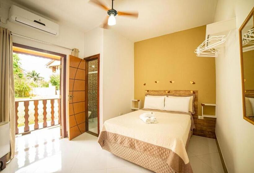 バルコニー付きデラックスルーム, Pousada Cantinho Do Sossego Paraty Tem Piscina Com Vista Pra Montanha, Salão De Jogos, Café Da Manhã