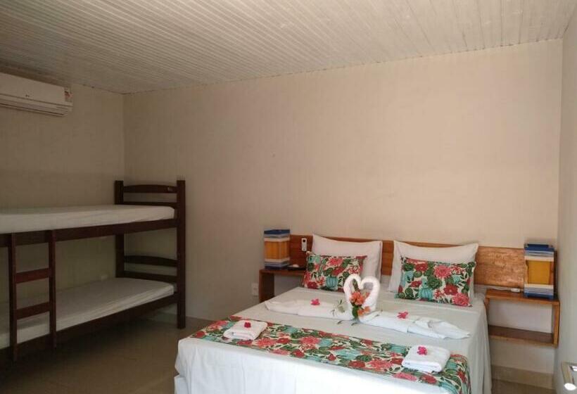 Четырехместный Номер Стандарт Вид на Сад, Pousada Mar Mai