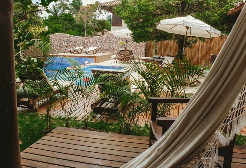 اتاق استاندارد با چشم‌انداز باغ, Pousada Villa Bella