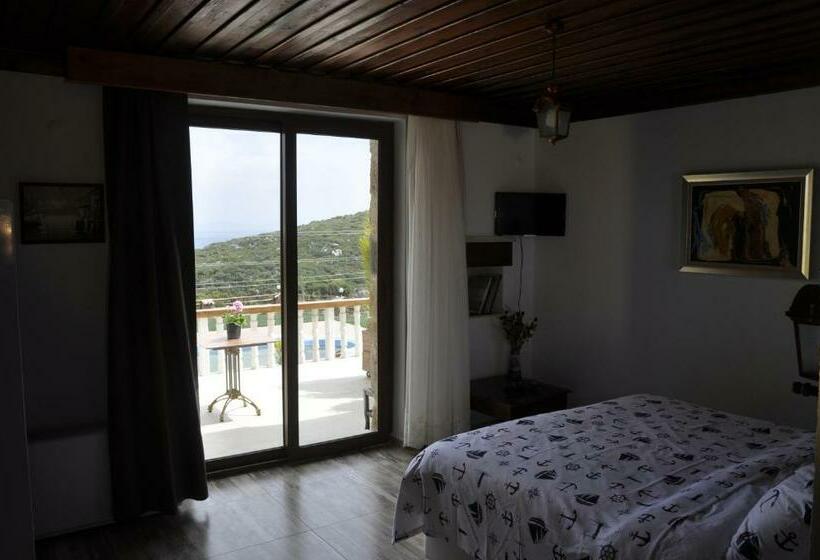 스탠다드 발코니 룸 바다 전망, Taş Avlu Butik Otel