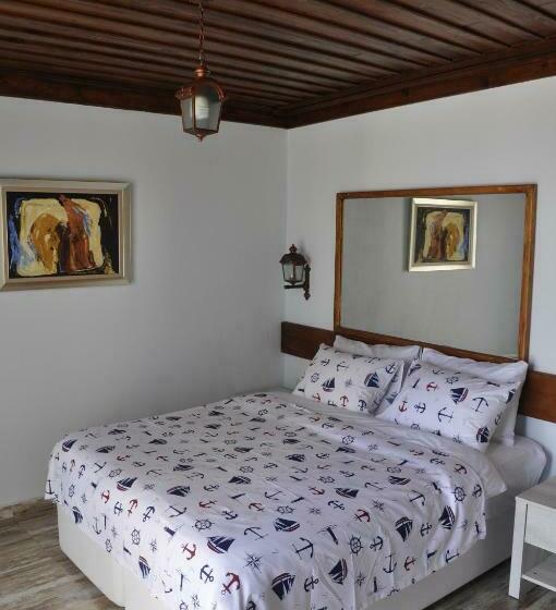 스탠다드 발코니 룸 바다 전망, Taş Avlu Butik Otel