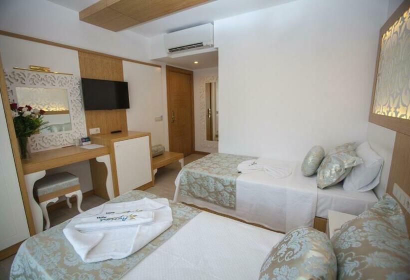 חדר דלוקס צדדי נוף לים, Aysima