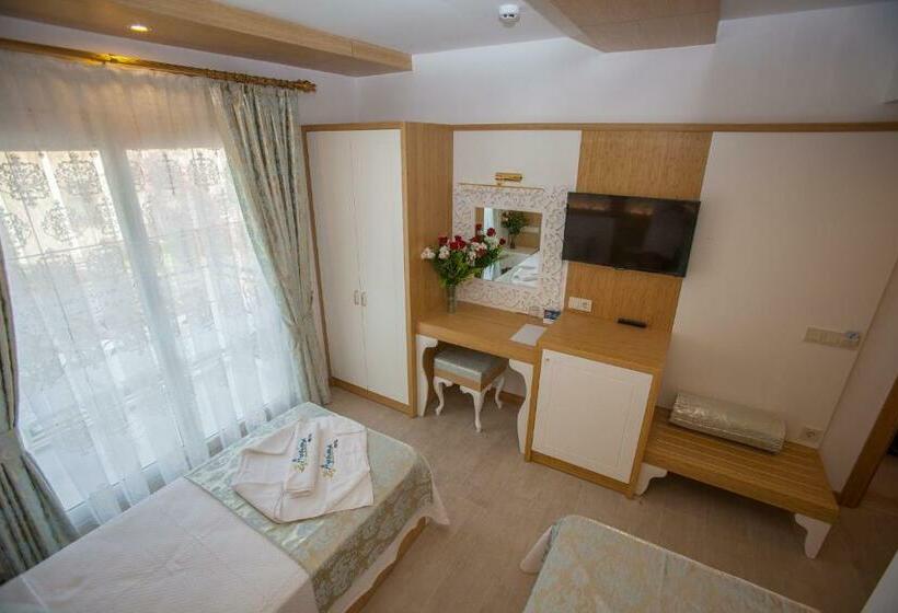 חדר דלוקס צדדי נוף לים, Aysima