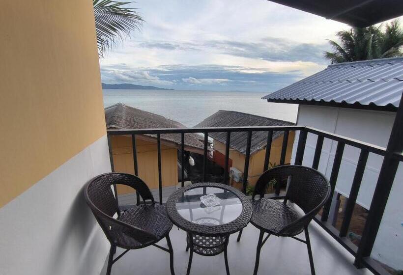 オーシャンビューのスタンダードバンガロー, Golden Beach Resort Koh Phangan