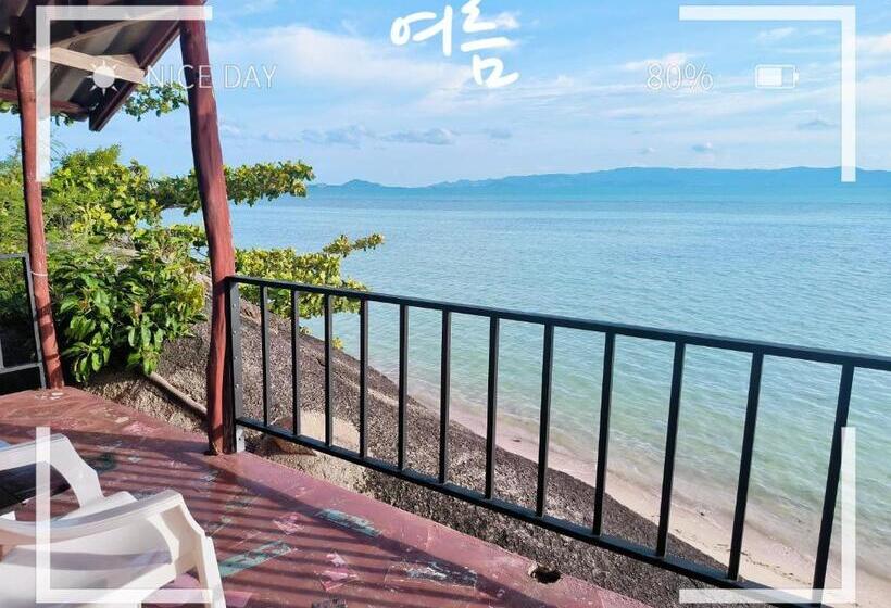 オーシャンビューのスタンダードバンガロー, Golden Beach Resort Koh Phangan