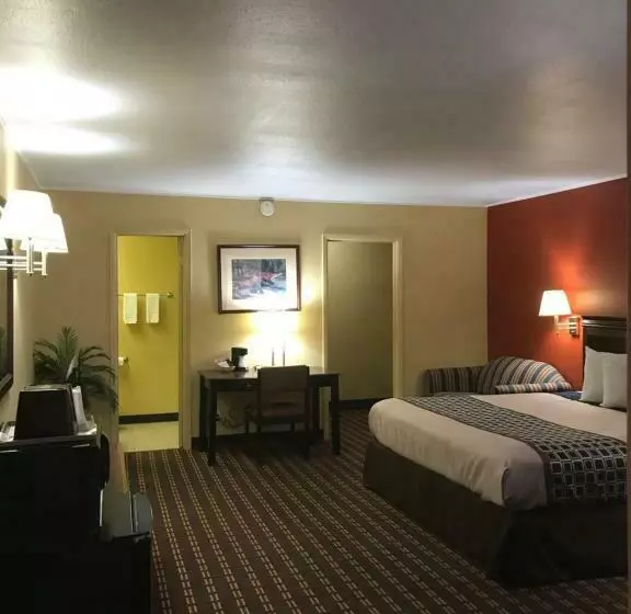 キングサイズベッドのスタンダードルーム, Palace Motel Dequeen