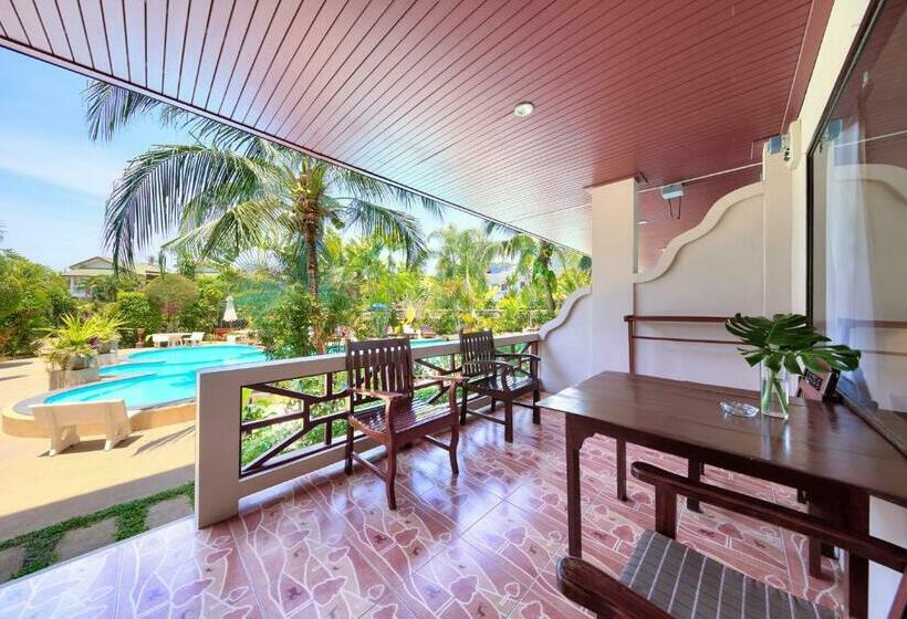 标准间带游泳池, Aumpai Luxury