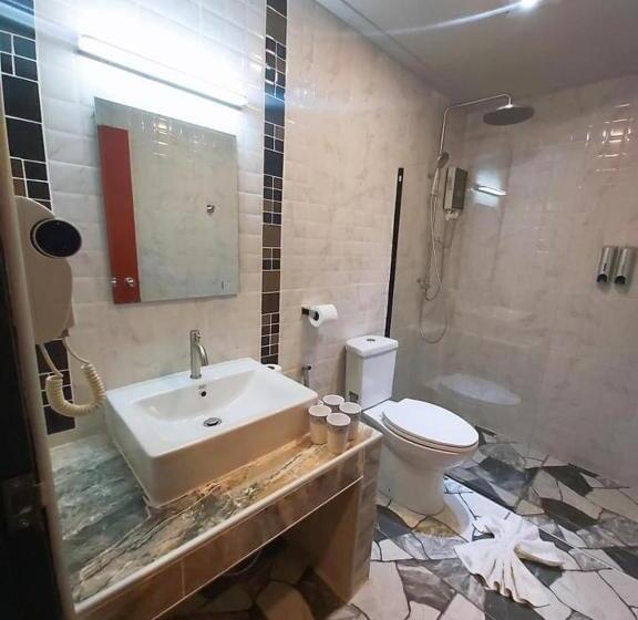 Habitació Quàdruple Estàndard Vista Jardí, Khong Chiam Orchid Riverside Resort