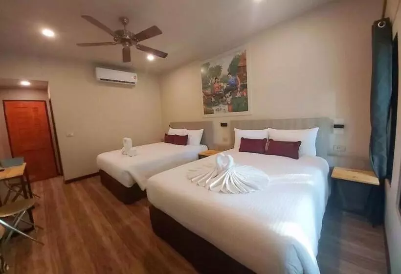 Villa 1 Makuuhuone, Khong Chiam Orchid Riverside Resort